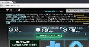 Speedtest.net - Testea la velocidad de tu conexión a Internet