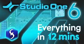 Studio One 6 - Tutorial for Beginners in 12 MINUTES! [ COMPLETE ]