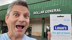 Lowes Gift Cards 10% Off But Follow My Trick
