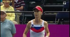 Elena Dementieva vs Bathanie Mattek - 2010 Fed Cup SF Highlights