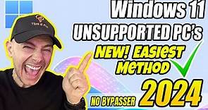 How to Install Windows 11 on Unsupported PCs (New Easiest Method 2024)