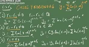 Los 3 casos de Frobenius (teoría)