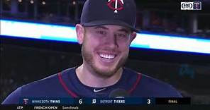 Twins' C.J. Cron on younger brother Kevin's first MLB home run