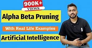 Alpha Beta Pruning in Hindi with Example | Artificial Intelligence