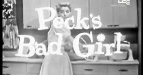 PECK'S BAD GIRL opening credits short-lived CBS sitcom 1959