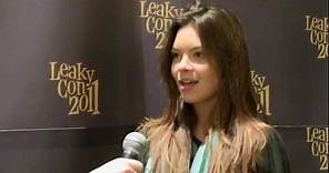 Interview with Scarlett Byrne - Pansy Parkinson in Harry Potter films - at Leakycon
