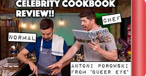 A Chef and Normal Review Celebrity Cookbooks! | Antoni Porowski from Queer Eye | Sorted Food