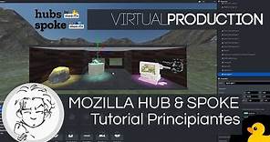 MOZILLA HUBS y SPOKE Tutorial principiantes Salas Virtuales Pt.01