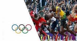 Bolt, Blake & Gatlin Win 100m Semi-Finals - London 2012 Olympics
