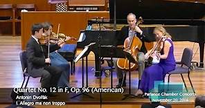The New York Philharmonic String Quartet performs Dvořák’s American Quartet