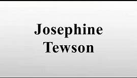 Josephine Tewson