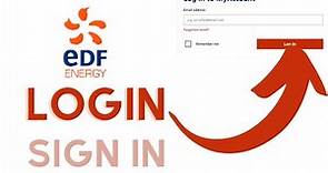 How to Login EDF Energy Account? EDF Login, Sign In Process Online
