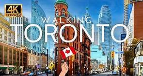 🇨🇦 TORONTO, Canada 4K Walking Tour - Downtown Financial District City Walk [4K Ultra HDR/60fps]