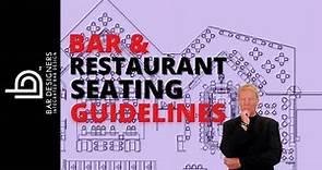 Seating Dimensions for Restaurant Chair and Tables