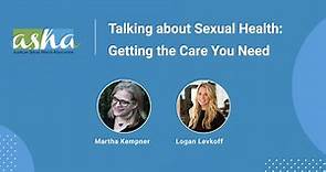 Talking about Sexual Health: Getting the Care You Need