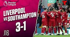 Highlights & Goals: Liverpool vs. Southampton 3 - 1 | Premier League | Telemundo Deportes