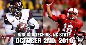 Virginia Tech's Tyrod Taylor Outduels NC State's Russell Wilson | ACC Football Classic