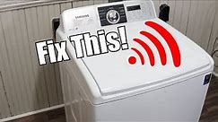 Samsung Washer Won't Spin Out Clothes, Banging Noise DC Error Code Fix