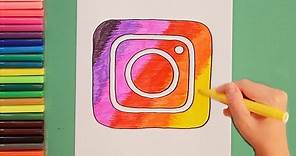 How to draw Instagram Logo