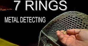A 7 Ring Day At Miami Beach Metal Detecting! (Uncovering Gold And Diamonds)