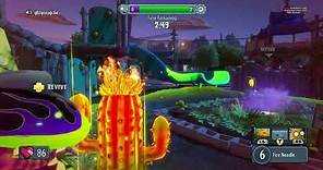 cactus de fuego PVZ Garden Warfare - Jardines y Cementerios