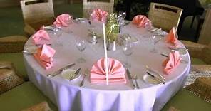Setting Banquet Tables Training Video