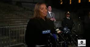 'This case has never been about politics,' Letitia James says