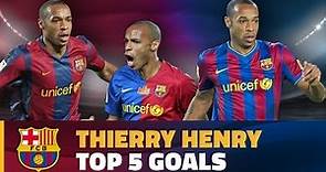 Thierry Henry's best goals for FC Barcelona