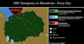 Insurgencies in North Macedonia (2001-2015) - Every Day