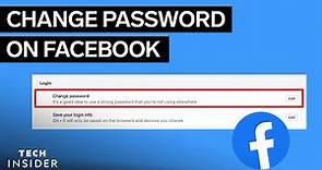 How To Change Facebook Password