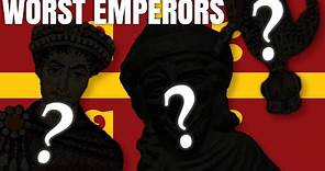 Top Ten Worst Byzantine Emperors