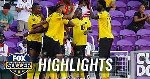 Junior Flemmings' clutch goal in the 87th minute lifts Jamaica over Guadeloupe, 2-1 | 2021 Gold Cup