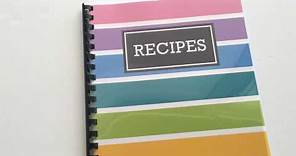 How to quickly make a DIY recipe book (plus free printable recipe pages and book cover)