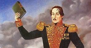 Francisco de Paula Santander, "El hombre de las leyes", presidente de la república de Nueva Granada.