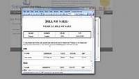 Motor Vehicle Bill of Sale Template Creation - SimpleForms.org