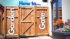 How to Make an Easy Garden Gate