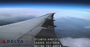 Delta DL84 Full Flight - Atlanta to London Heathrow (Boeing 767-400ER) with ATC