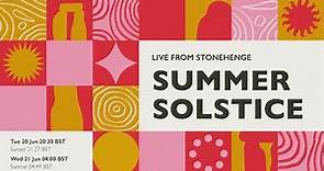 Summer Solstice 2023: Sunrise Live from Stonehenge