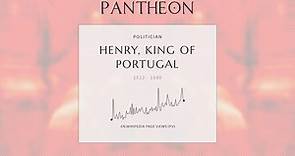 Henry, King of Portugal Biography - Catholic cardinal; King of Portugal from 1578 to 1580