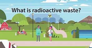 What is radioactive waste?