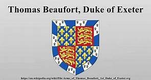 Thomas Beaufort, Duke of Exeter