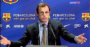 FC Barcelona - Rueda de prensa de Sandro Rosell