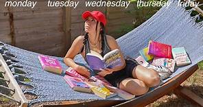reading 5 summer books in 5 days...