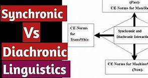 Synchronic and diachronic linguistics || difference between diachronic and synchronic by de saussure