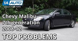Top 5 Problems Chevy Malibu Sedan 7th Generation 2008-2012