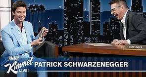 Patrick Schwarzenegger on Dad Arnold Not Having a Cell Phone, Playing a Navy SEAL & The Staircase