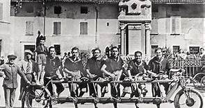 Bagnolo Mella. STORIA DEL TANDEM a 6 POSTI COSTRUITO DA MARCOLINI GIUSEPPE nel 1937.
