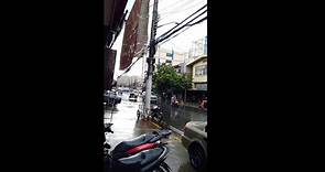 Typhoon Saola Brings Rainy Weather in Manila, Philippines