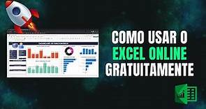 Excel Online e Gratuito - Como Utilizar