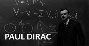 PAUL DIRAC. Parte 1: ¿Quién fue Paul Dirac?
